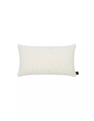 Coussin blanc/beige rectangulaire Ori 211, K3 by Kenzo Takada 40x40cm