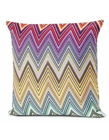 Coussin Kew 159 à zigzags caractéristiques Missoni Home 40x40 et 60x60