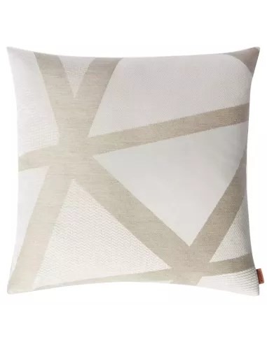 Coussin carré Nastri 21 Relief  au superbe motif géométrique Missoni