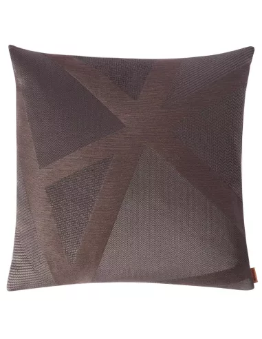 Coussin carré Nastri 38 Relief  au superbe motif géométrique Missoni