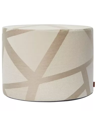 Pouf déhoussable Nastri Relief 21 au superbe motif Missoni Home