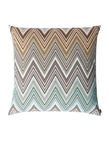 Coussin Kew Outdoor 172 Missoni Home gris, beige et bleu