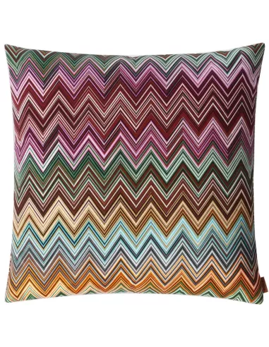 Coussin Jarris 159 au motif en zigzag de tons multicolore Missoni Home