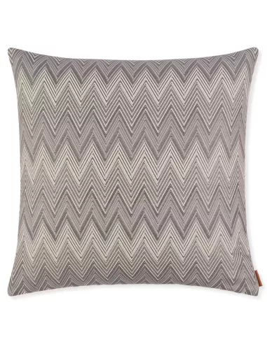 Coussin gris Brest 861 Trevira CS au motif zigzag Missoni Home