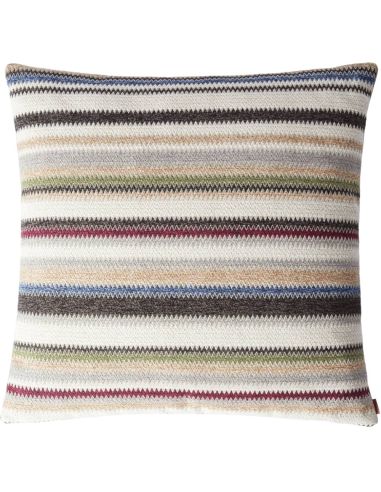 Coussin carré Blurred à zigzag multicolore Missoni Home