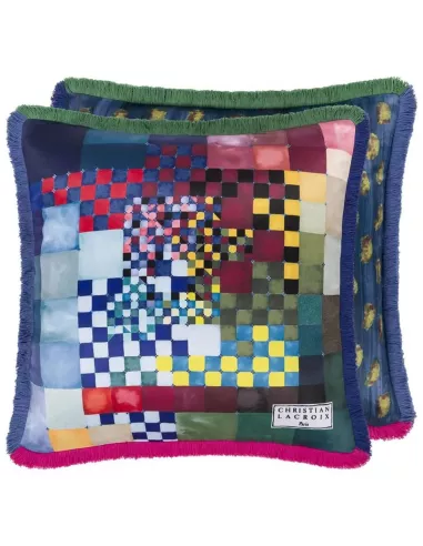 Coussin frangé Color Games 50x50 Christian Lacroix