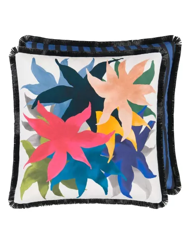 Coussin frangé Iris Des Marais 55x55cm Christian Lacroix