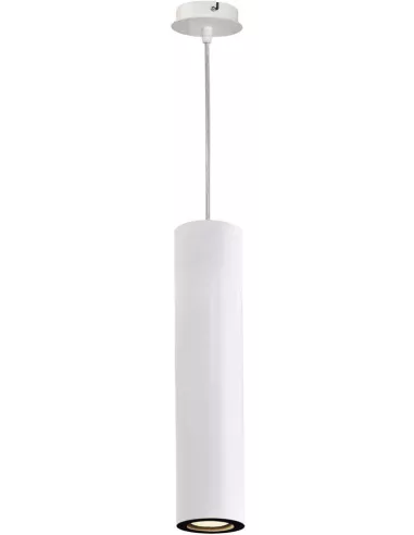Suspension blanche design - Suspension metal blanche- Suspension tube blanche